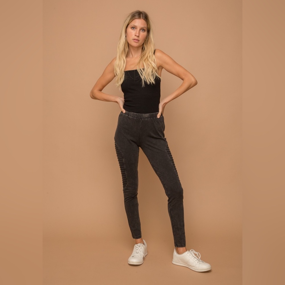 HEM & THREAD ANTHROPOLOGIE MOTO STYLE LEGGINGS ❤️NEW COLLECTION IN STORES❤️